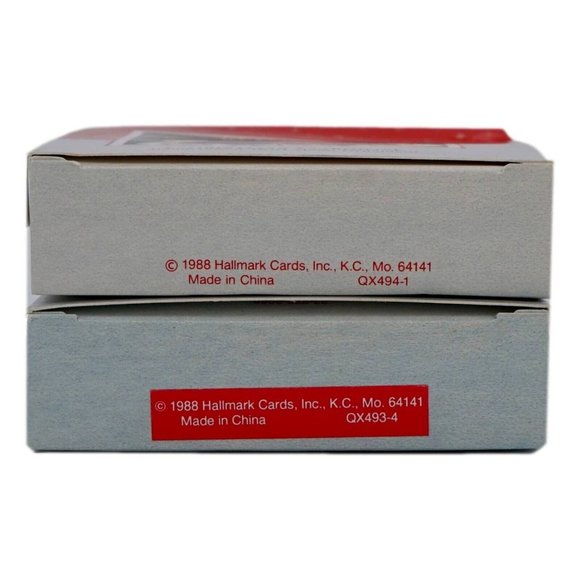 HHallmark Keepsake Ornament Christmas Cardinal & Loving Bear Set Handcrafted 198 - Picture 7 of 7